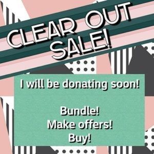BUY BUY!! Donating remaining items this weekend!